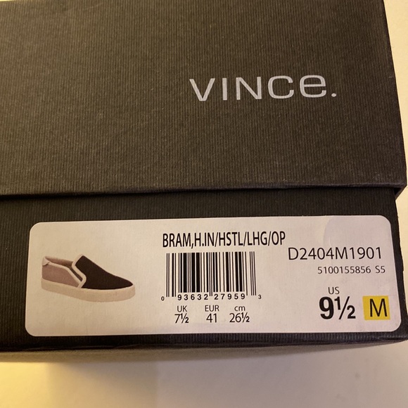 Brand new in box. Vince. Slip-on sneaker. Size 9.5 - Picture 9 of 9